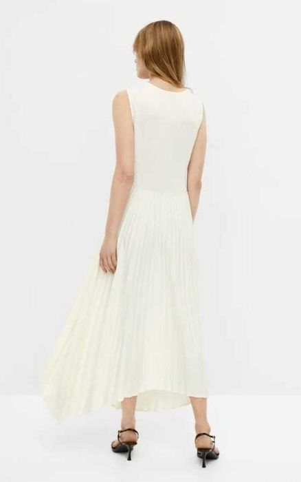 Elegancka sukienka Massimo Dutti plisowana r. M