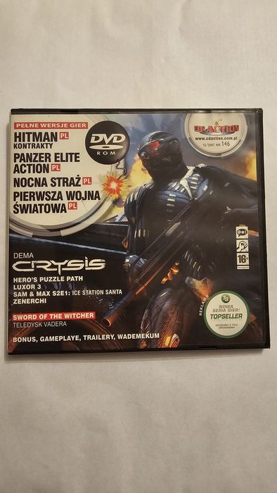 Sama płyta z gazety cd-action nr. 146 z grami . Stan dvd bardzo dobry