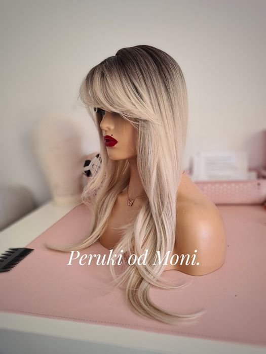 Tupet blond syntetyczny