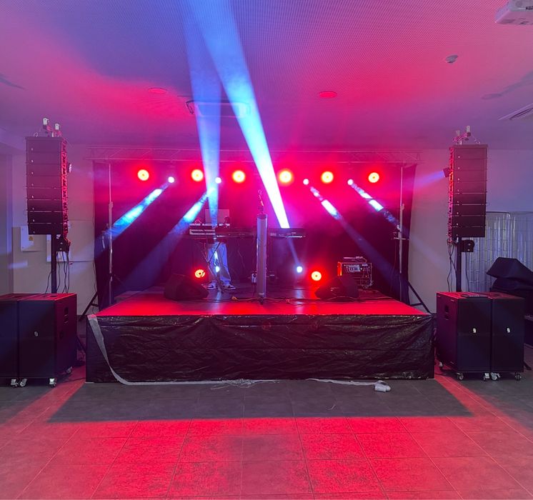 Som e luz para eventos