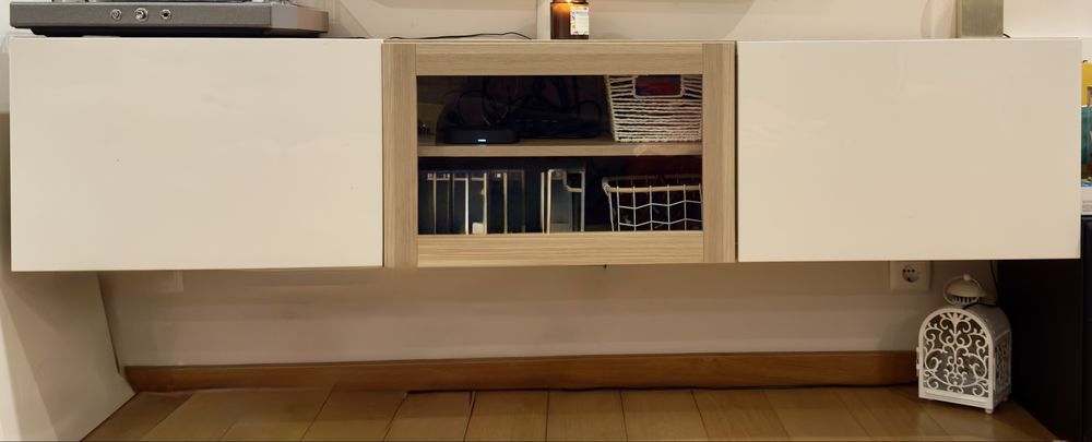 Conjunto móvel sala + móvel tv modelo Bestä - Ikea