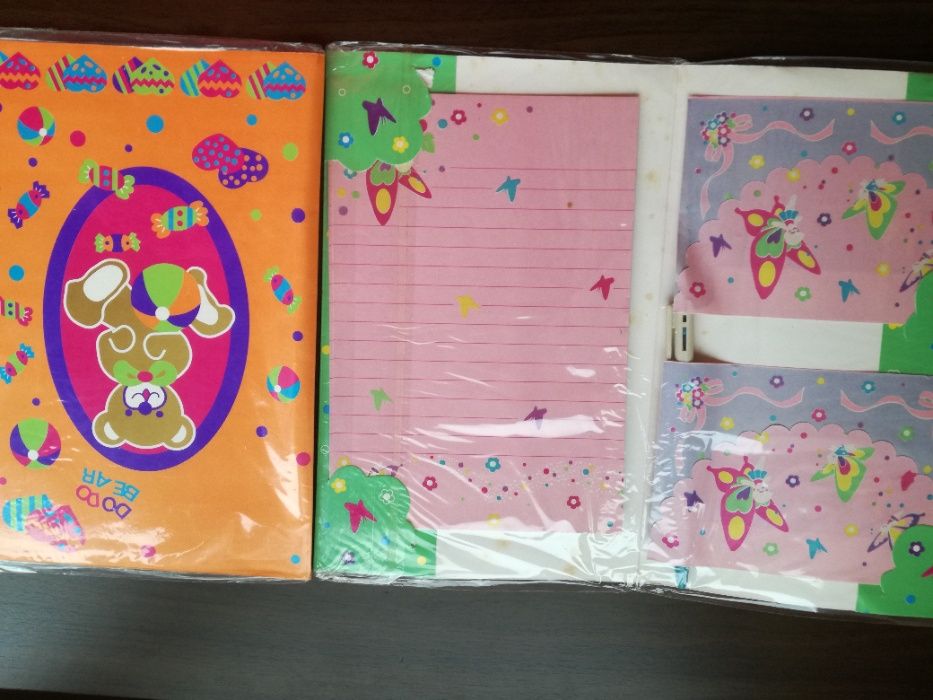 Coleção de Papel de Carta, postais e envelopes - Anos 80/90