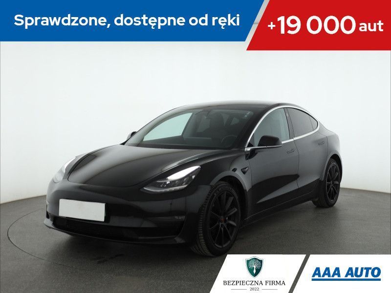 Tesla Model 3 Long Range 4WD 78kWh, Serwis ASO, Automat, Skóra, Navi, Klimatronic,