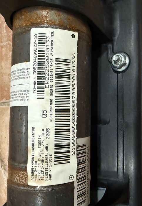 Air bag frente Passgeiro Mercedes CLS W219