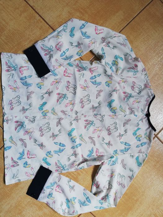 JAK NOWA elegancka bluzka r. 140 butki szpilki