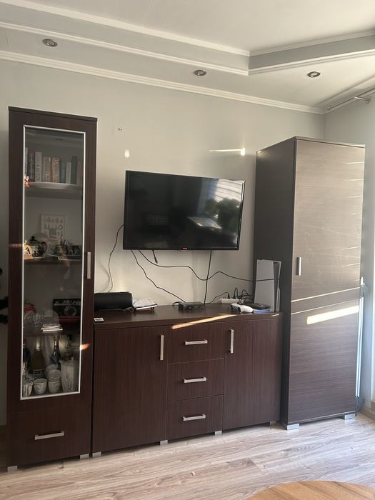 Komplet mebli do salonu, szafa, komoda szafka pod tv