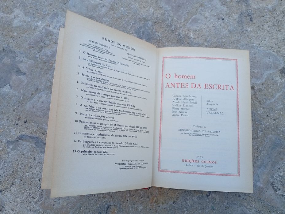 Livro "O Homem antes da Escrita"