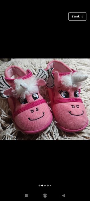 Kapcie dla dziewczynki