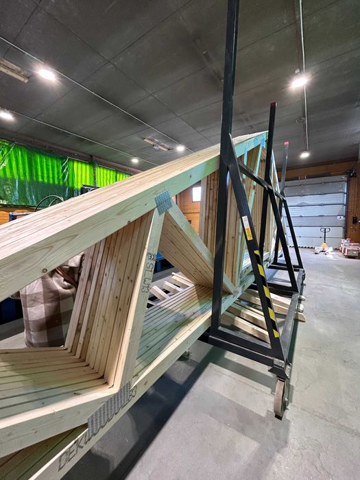 Wiązary dachowe, C24, konstrukcje drewniane