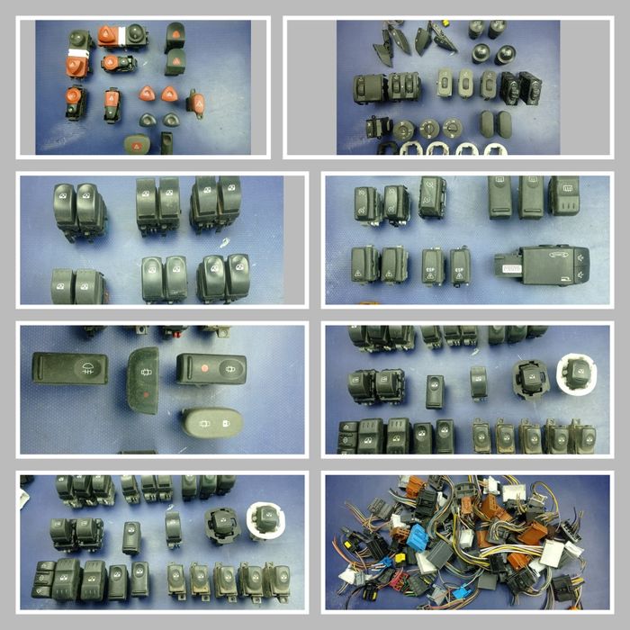 Кнопка Вікна Замка ЕСП Парктронік Круїз Підігрів Аварійка Рено Renault