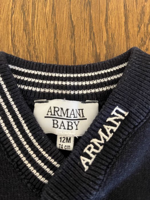 Kamizelka Sweter Pulower dla dzieci Armani