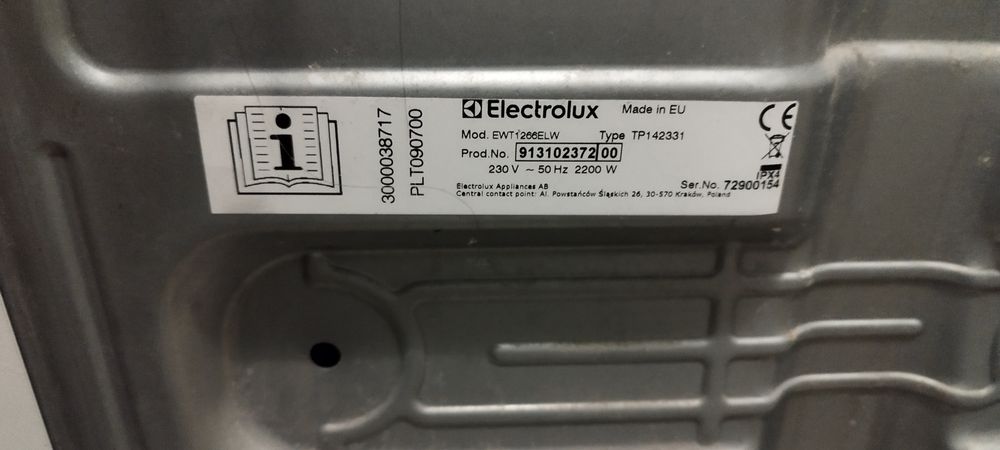 Pralka Electrolux