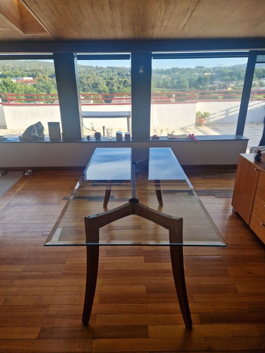 Mesa com Vidro Temperado