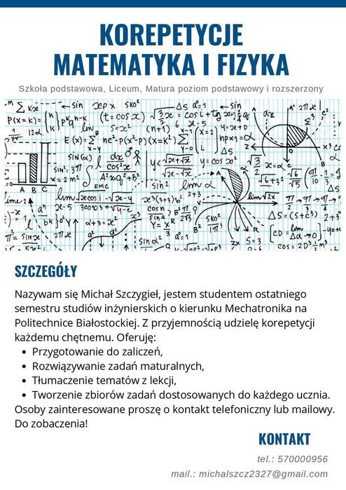 Przygotowanie do egzaminu 8-klasisty, Białystok i okolice