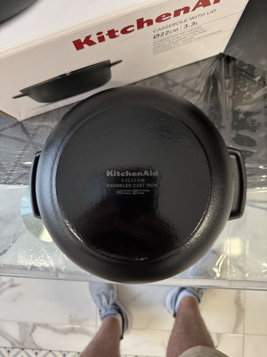 Tacho KitchenAid 22cm 3,3L com Tampa – Novo Nunca Usado