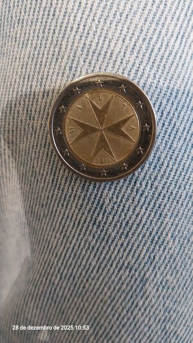 Moeda 2 euros Malta