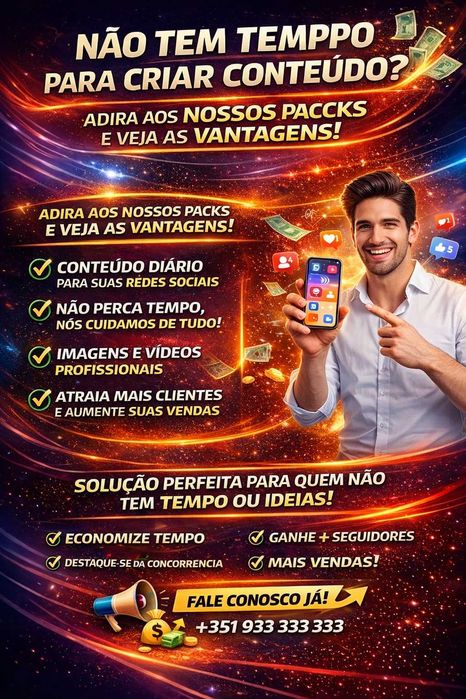 CRIAÇÃO DE CONTEÚDO PARA INSTA, TIKTOK, FACE – oferta de período  test