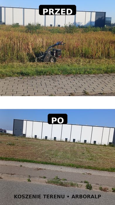 Koszenie działek i wysokiej trawy FREZOWANIE PNI – szybki dojazd” Rzeszów I okolice