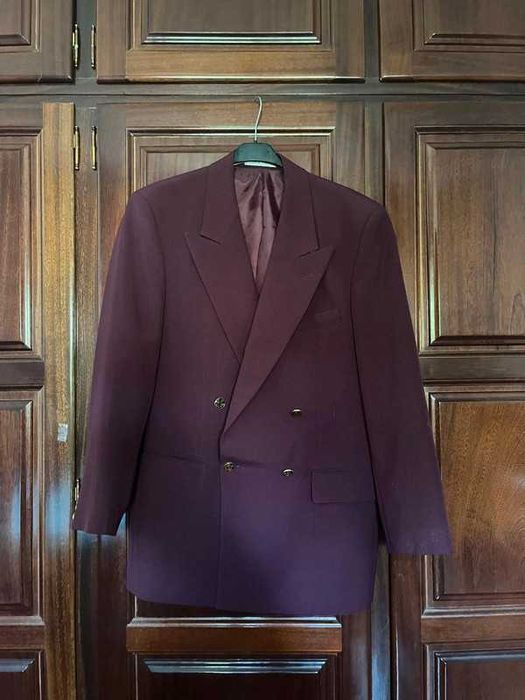 Blazer roxo feminino super elegante – como novo!