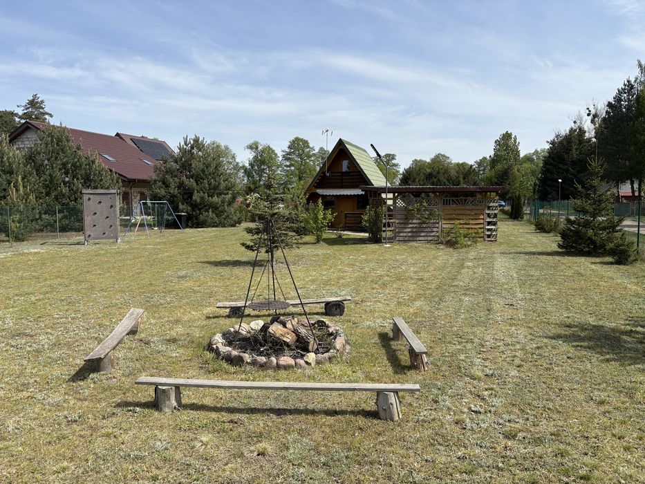 Domek, dzialka ogrodzona,blisko jeziora