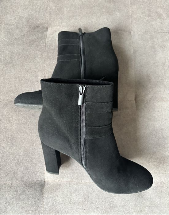 Botki skórzane Badura