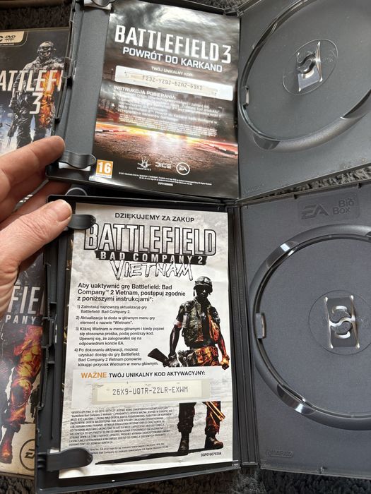 Gry battlefield PC 5 szt