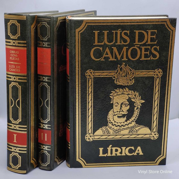 LIVRO - Obras Completas de Luís De Camões, 3 Volumes - Ref.MONT