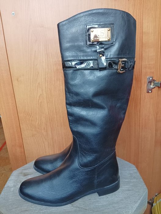 Kozaki damskie skórzane