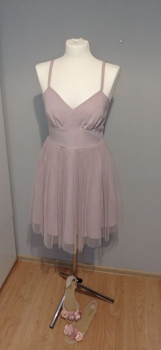 Nowa sukienka na komunię wesele wizytowa S /36