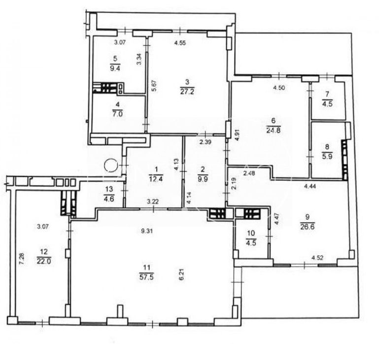 Многокомнатная квартира по адресу ул. Ильенка Юрия (площадь 227,5 м²) - Atlanta.ua - фото 8