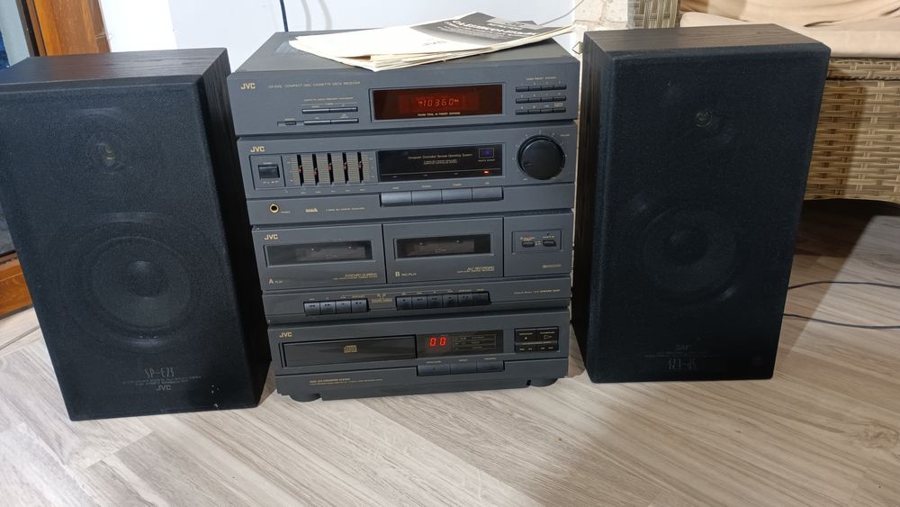 Wieża JVC kolumny JVC