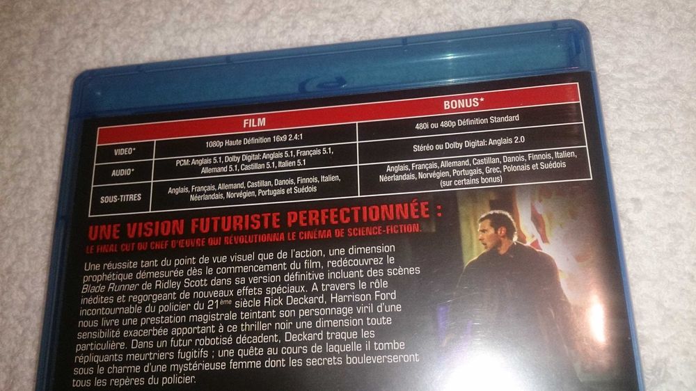 blade runner - perigo iminente (blu ray) edição especial 2 discos