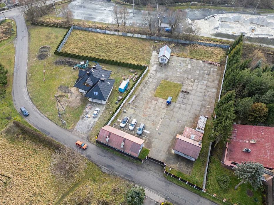 Działka 35,18 m2 na sprzedaż z zabudową – Miłocice, gm. Słomniki