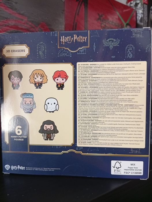 Harry Potter 3d erasers