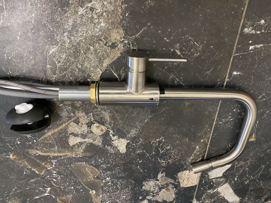 Bateria kuchenna ikea almaren chrom matowy matowa