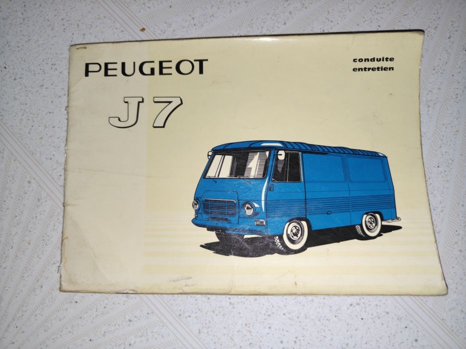 Manual Instruções Peugeot J7