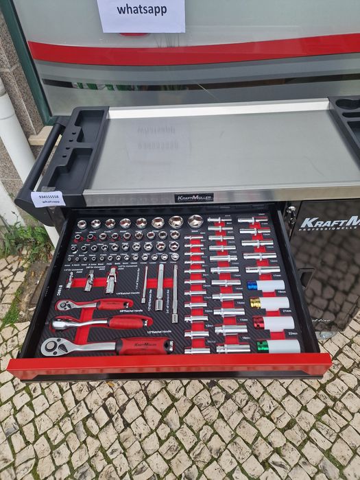 Carrinho de ferramenta de 7 gavetas  completas novo