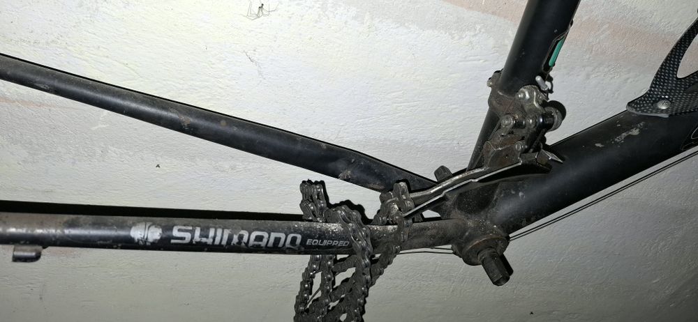 Rama rowerowa plus kierownica i widełki