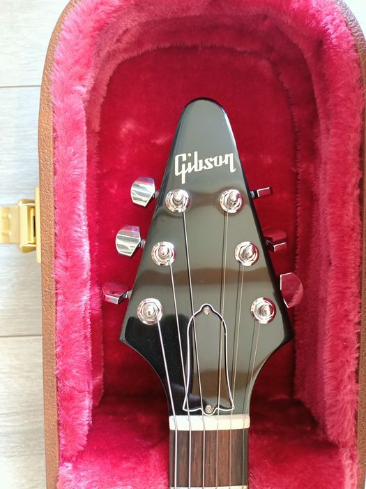 Gitara Elektryczna Gibson 80's Flying V EB Ebony 2020 r. - Nowy/Okazja/Wyprzedaż
