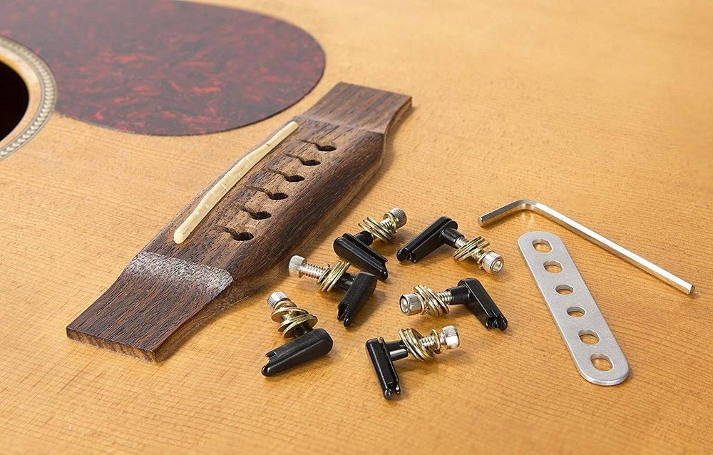 Power Pin 2.0 sistema de ponte para guitarra folk acústica