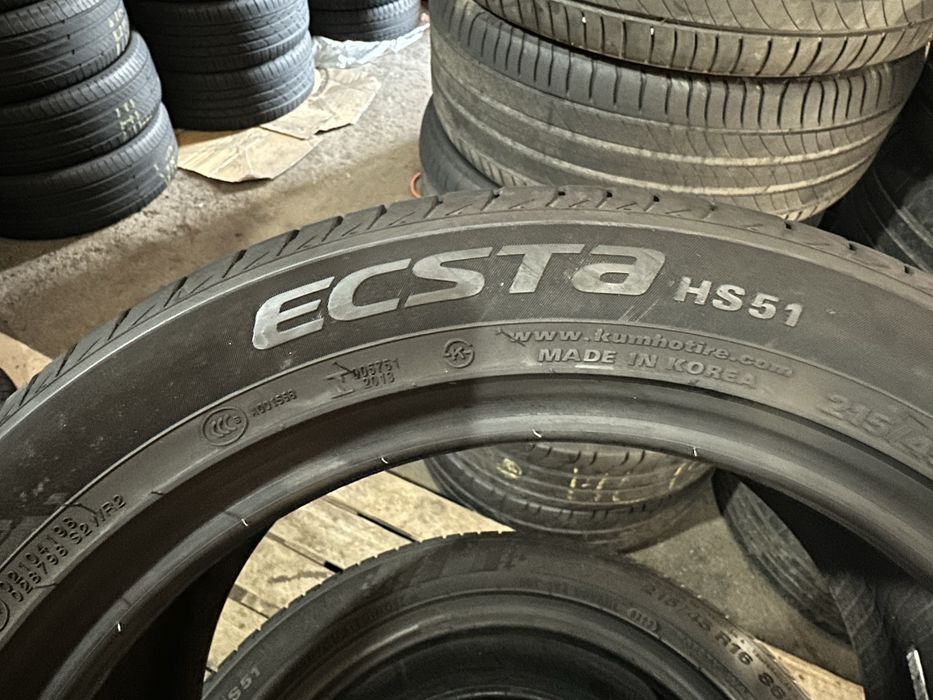 215/45 R16 Kumho Ecsta /4шт./комплект/літо/