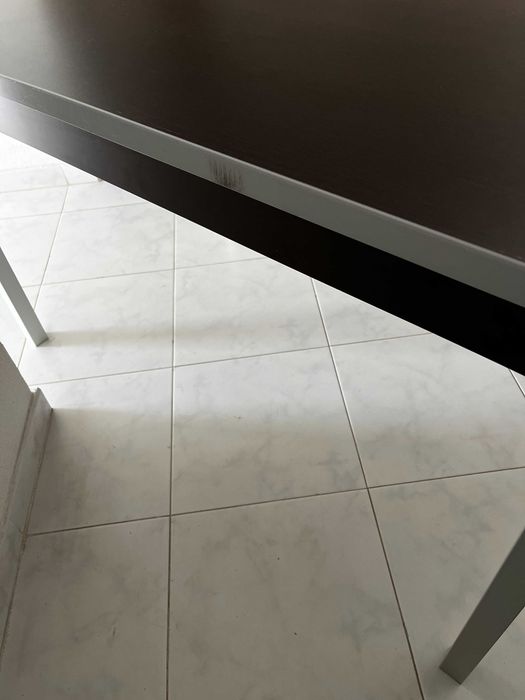 Mesa Cancio Ocean Castanha 125x80x77cm