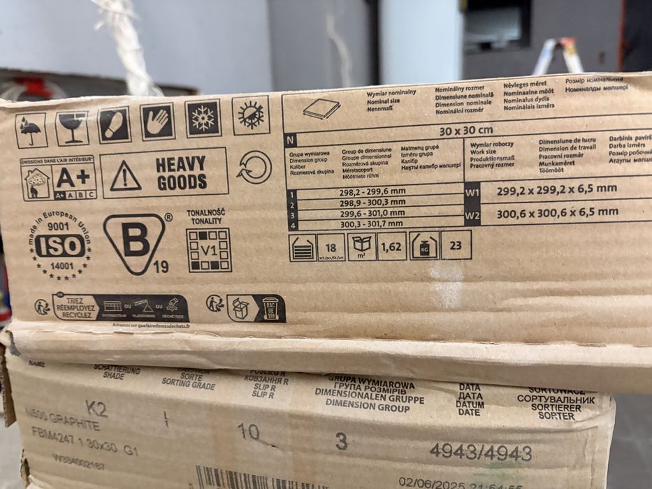 Gres Techniczny Graphite Mat 30x30 9,72m2