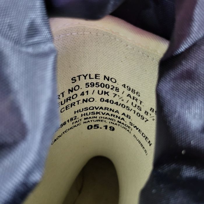 Сапоги бензопильшіка Husqvarna робочі чоботи