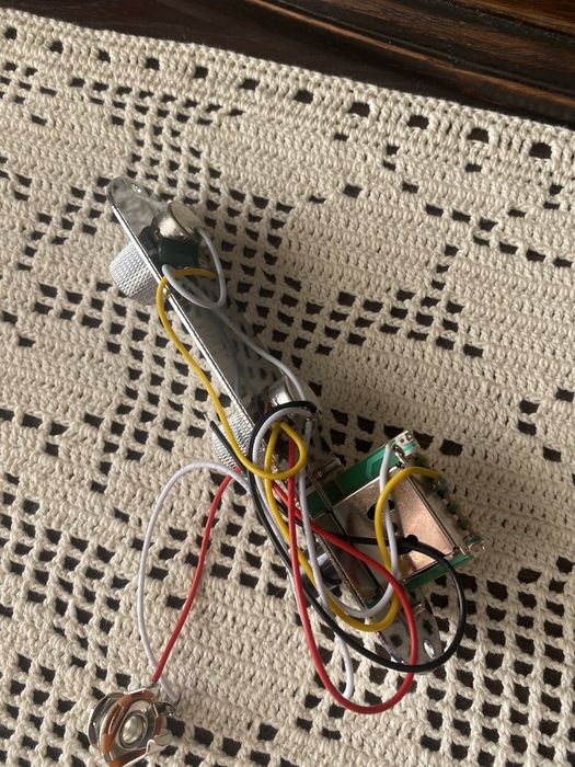 Płyta regulacji głośności do gitary elektrycznej Telecaster części