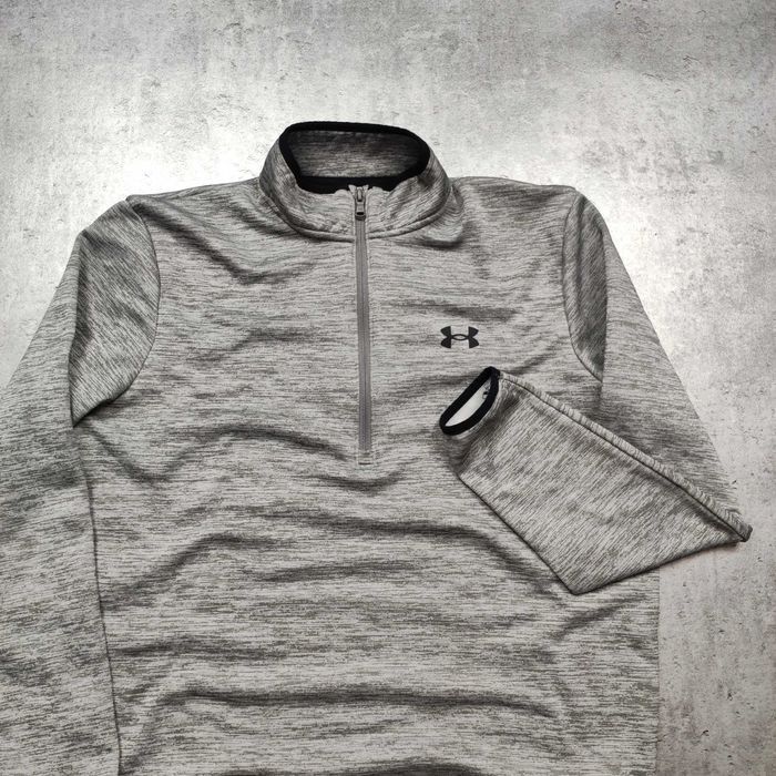 MĘSKA Bluza Thermal PREMIUM Suwak Siłownia Under Armour Logo Active