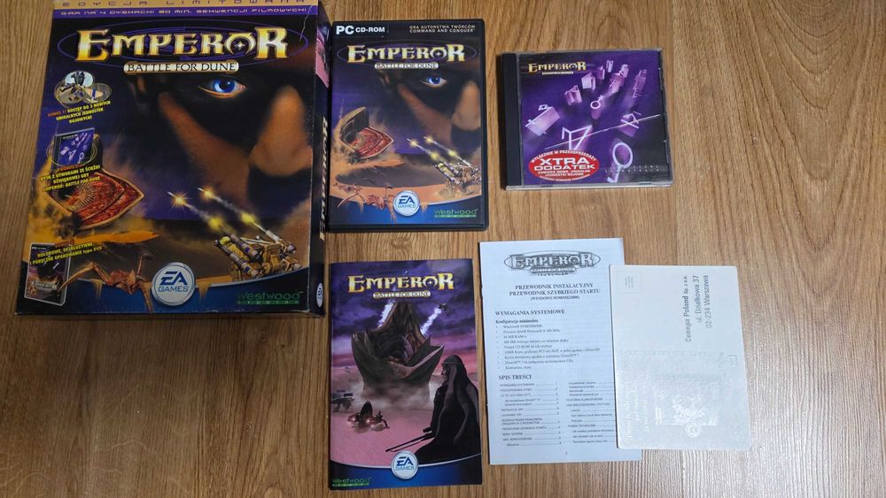 PC Emperor battle for dune limitowane polskie premierowe wydanie