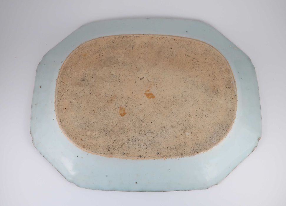 Travessa porcelana Azul e Branca da China Séc. XIX/XX