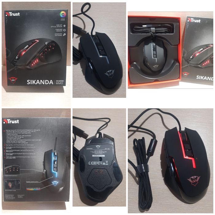 Нові USB дротові миші Trust Orna, Rava, Sikanda, Rexx, Genius Scorpion