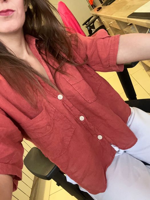 Koszula kolor brązowo-rudy